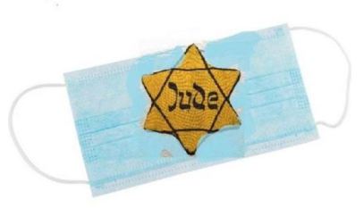 yellow star face mask