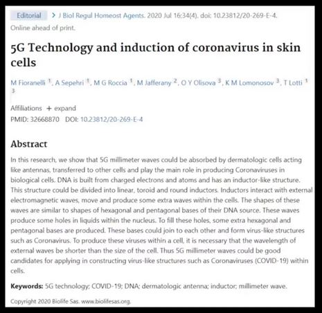 5g skin cells coronavirus 2