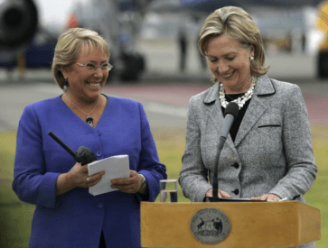 Bachelet+Hillary