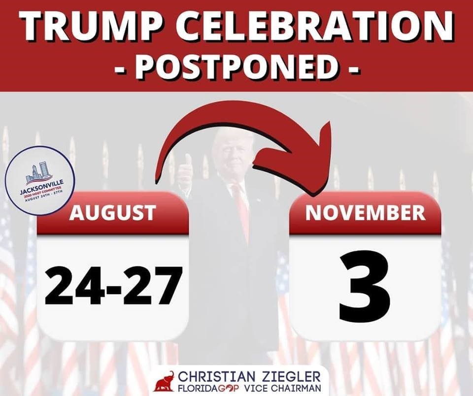 Trump rally postponed