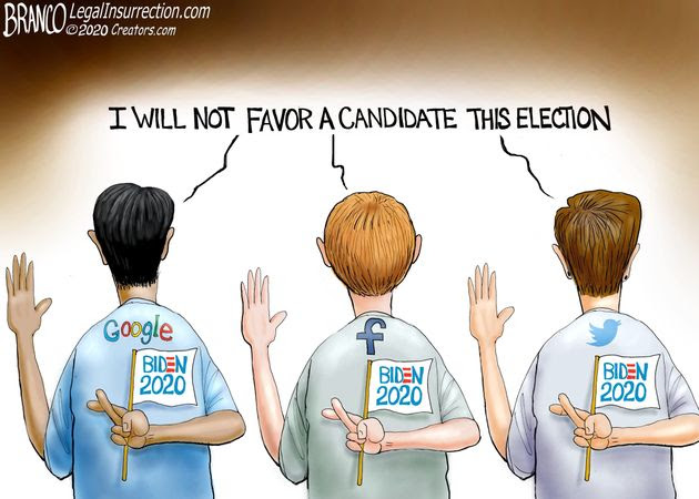 big tech silicon valley branco google facebook twitter