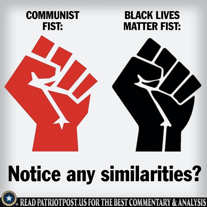 blm communist fist