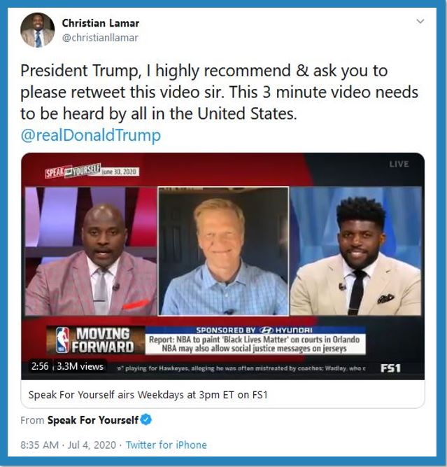 blm message to nfl