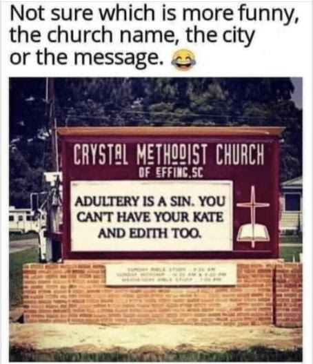 church sign