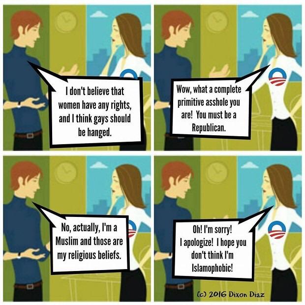 crazy liberal muslim