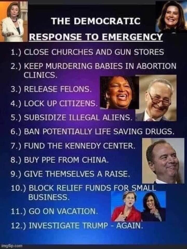 democrats respond to covid