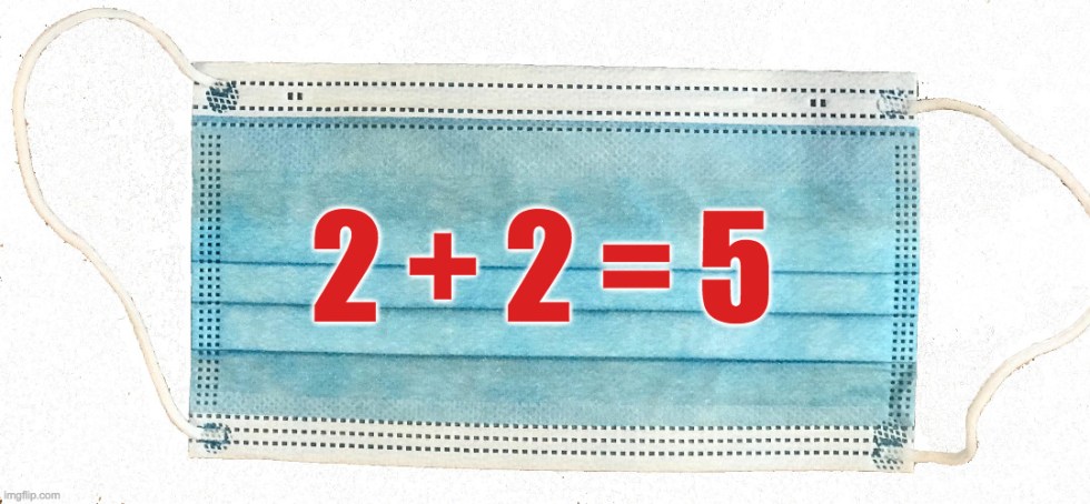 face mask 2+2=5