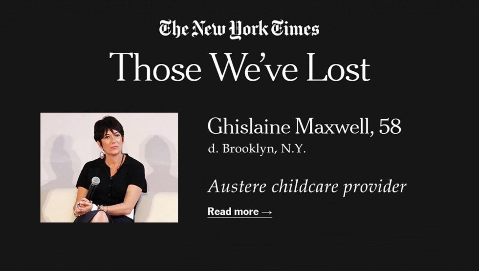 ghislaine maxwell