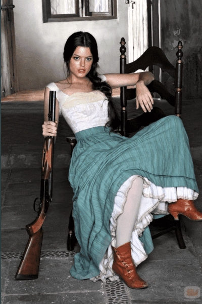 girl with gun