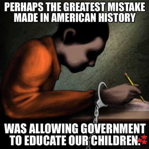 government educate indoctrinate