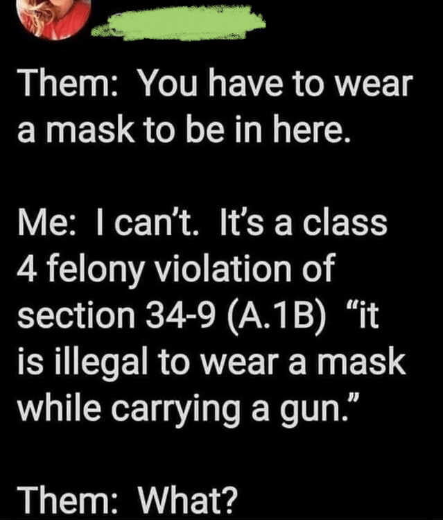 gun mask