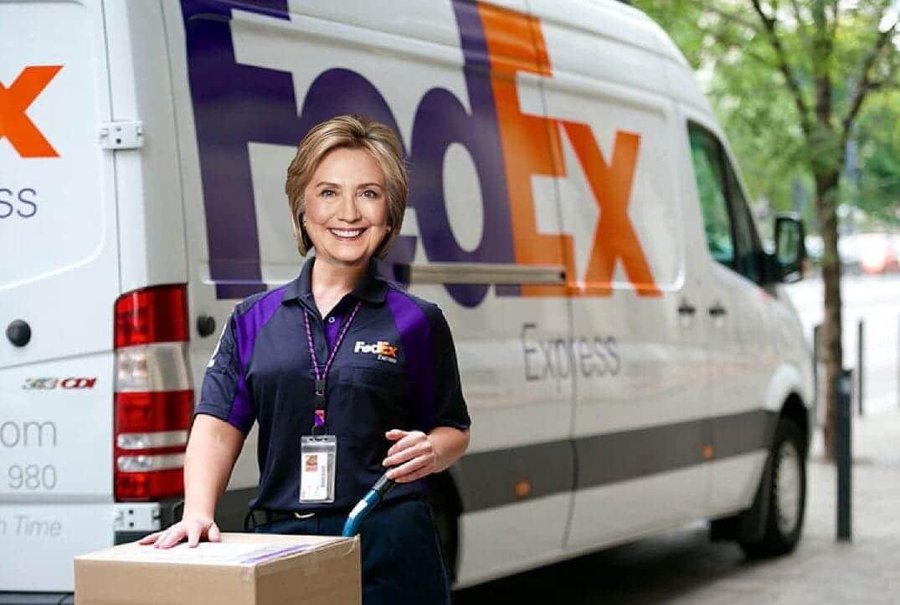 hillary clinton fed ex