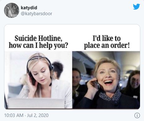 hillary clinton suicide