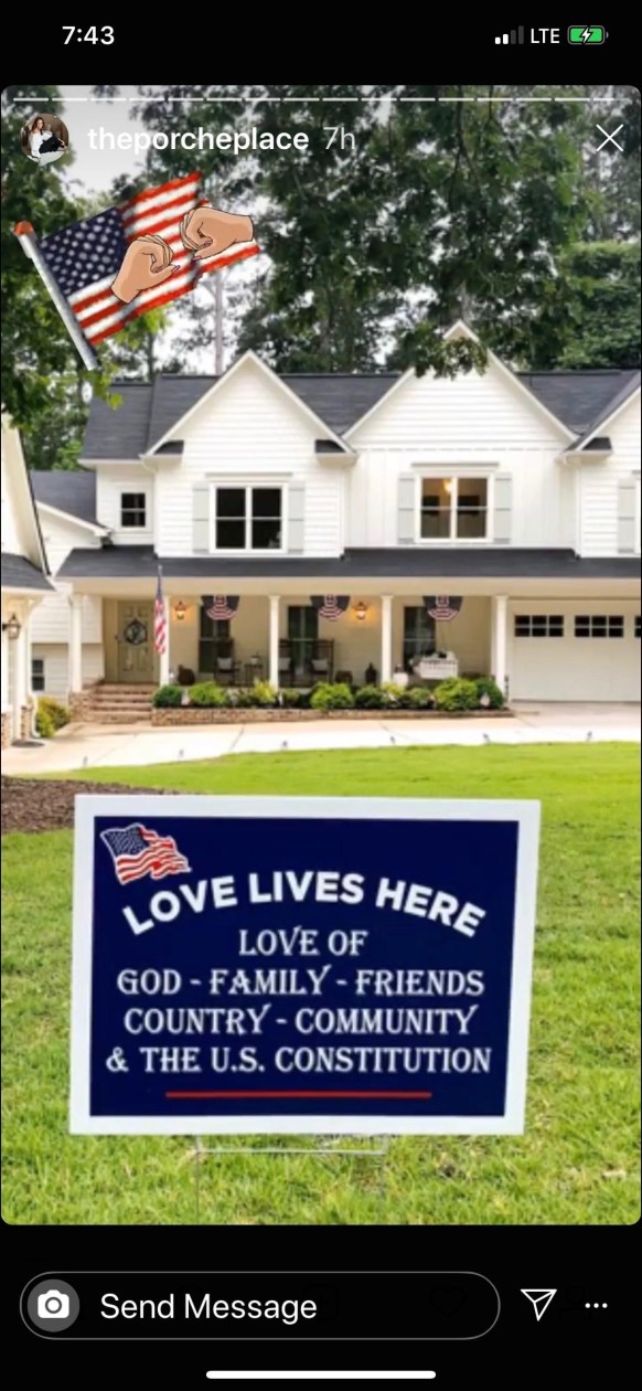 lawn sign