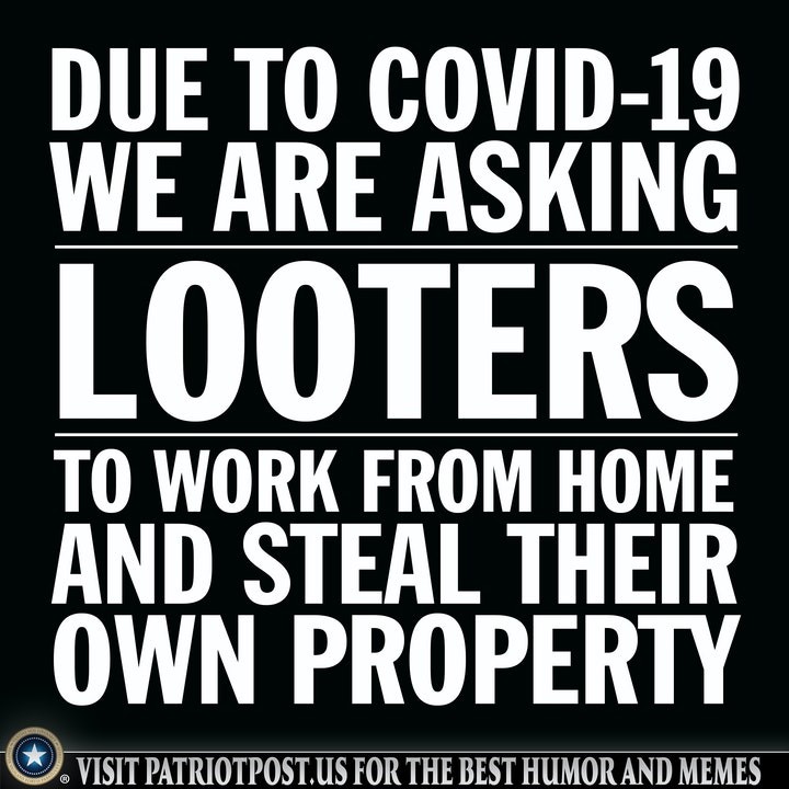looters stay home