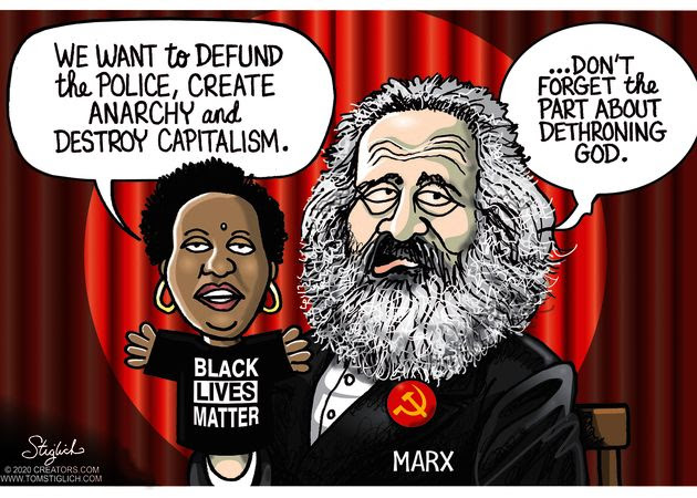 marx blm defund police