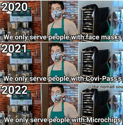 progession of face mask