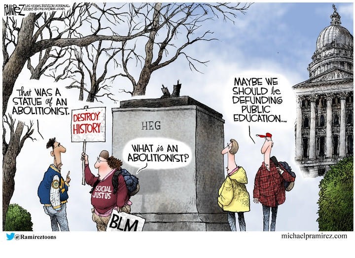 public education history statue