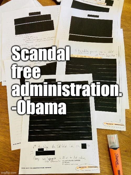 scandal free administration