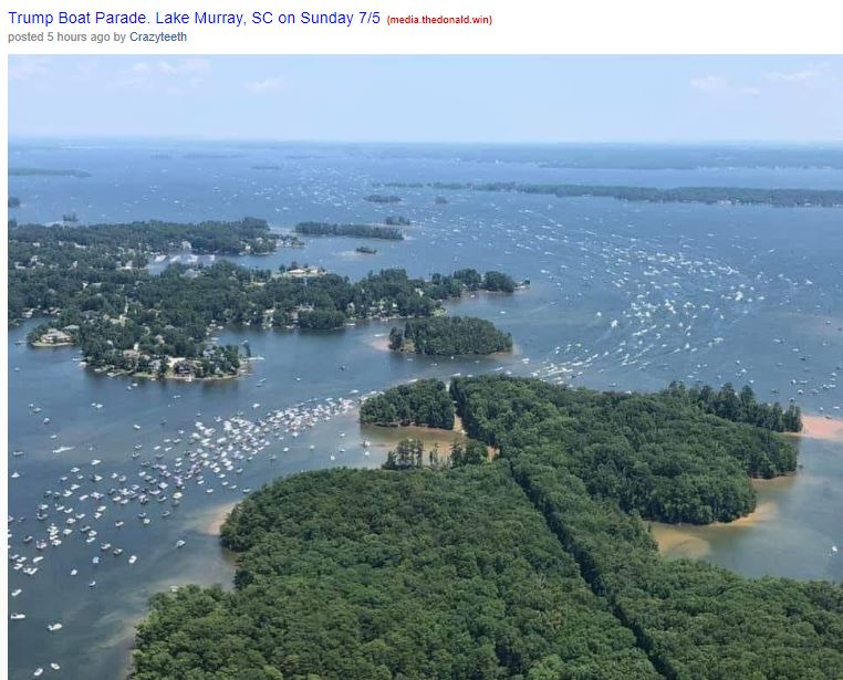 trump boat parade