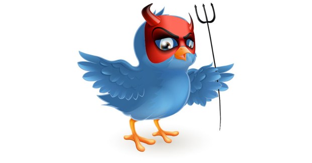 14719974 - illustration of a happy little bluebird with wings outstretched