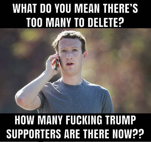 zuckerberg trump supporters