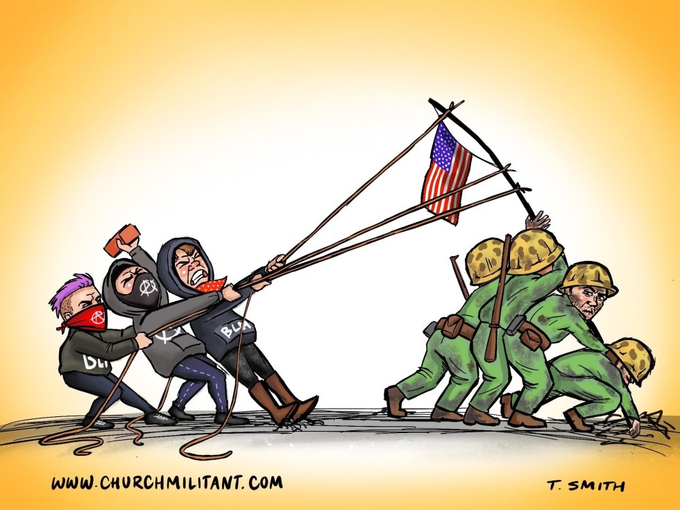 antifa blm iwo jima