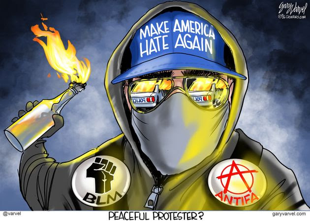 antifa blm riot