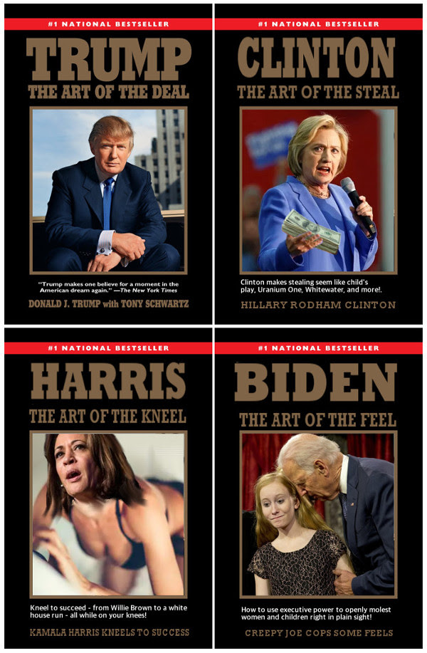 candidates trump clinton biden harris
