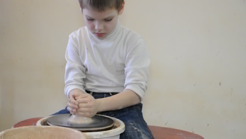 child clay modelling