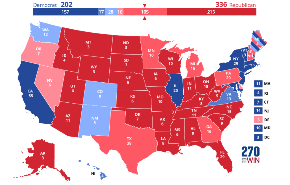 election prediction map