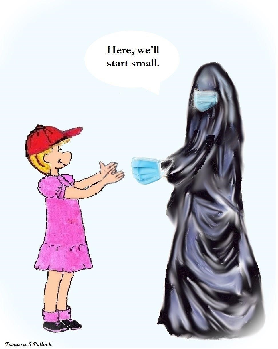 hijab burqa face mask