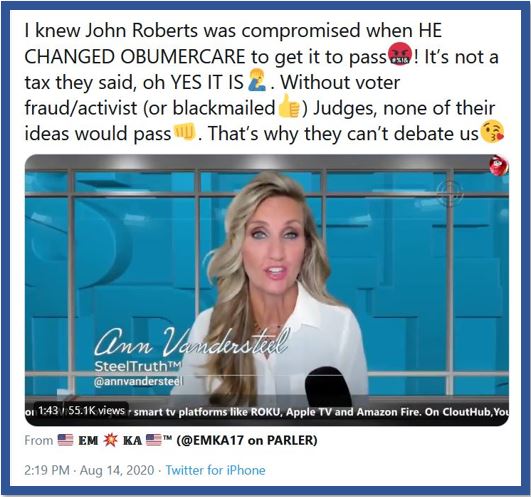 john roberts blackmailed