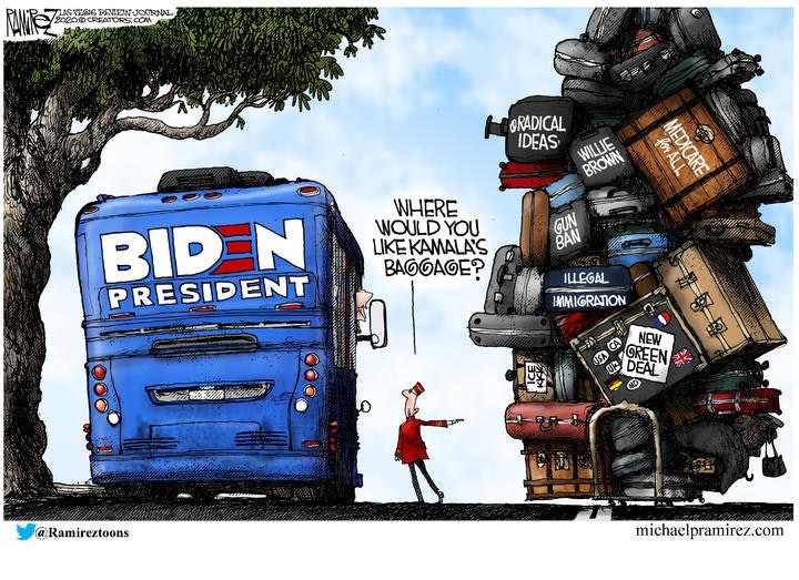 kamala harris baggage