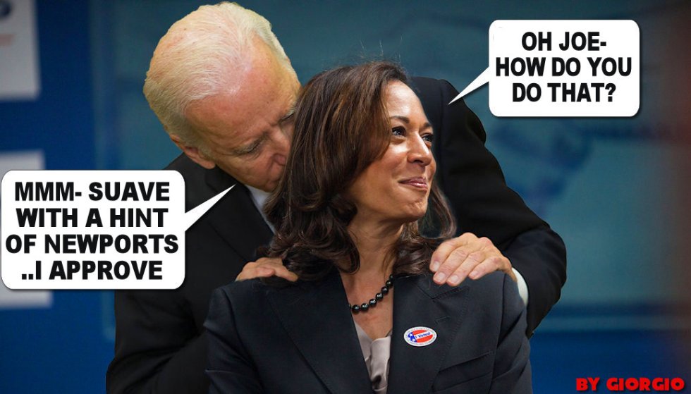 kamala harris biden giorgio