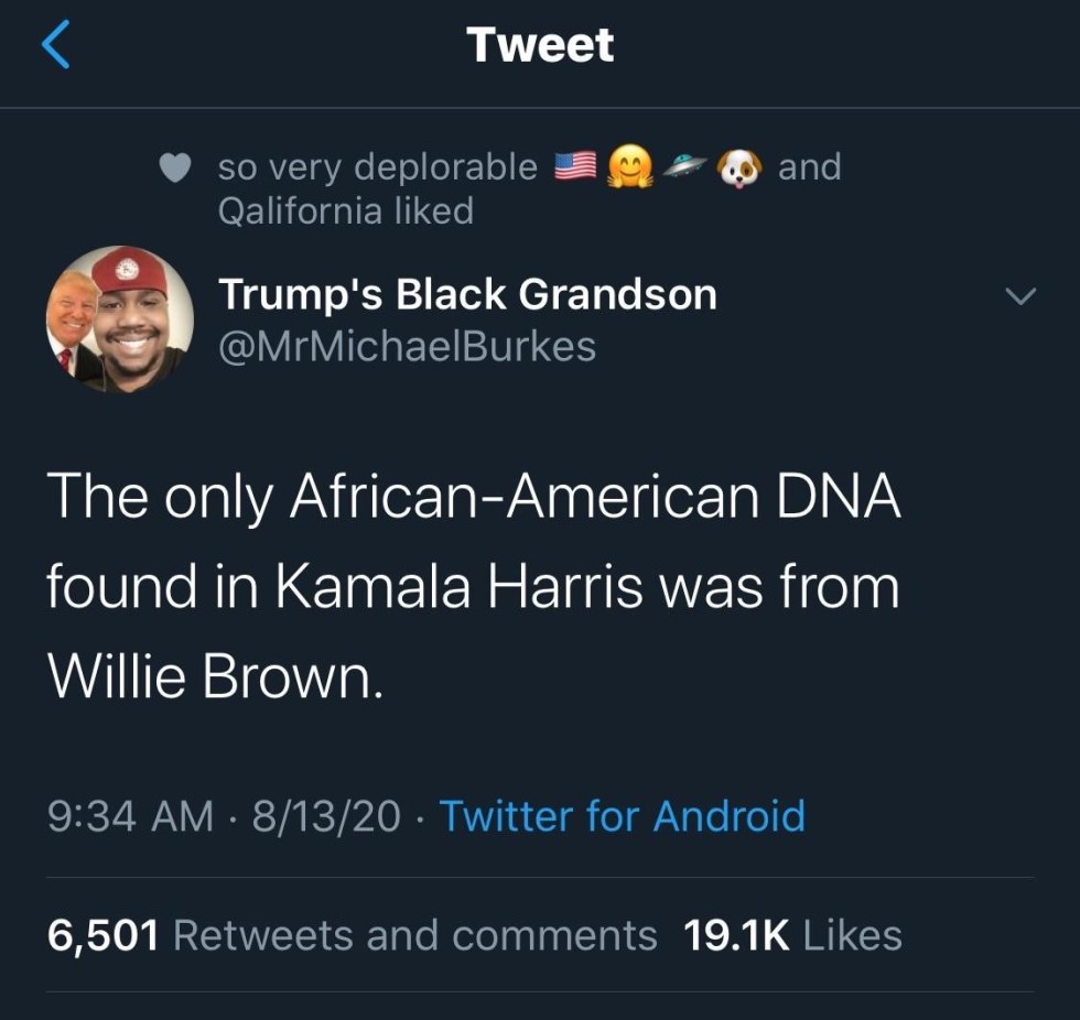 kamala harris dna