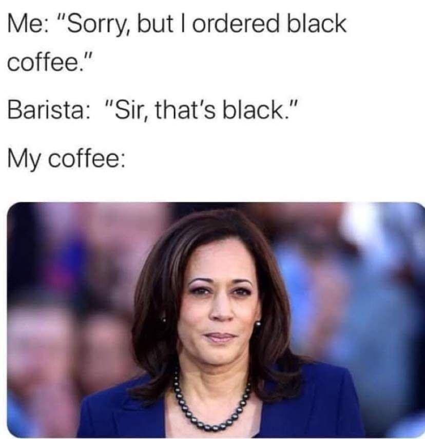 kamala harris not black
