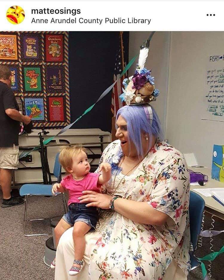 library drag queen