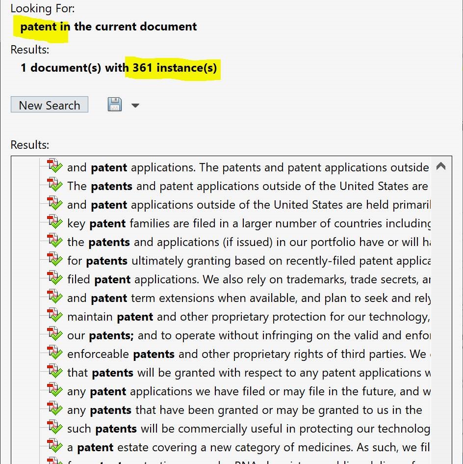 patent search