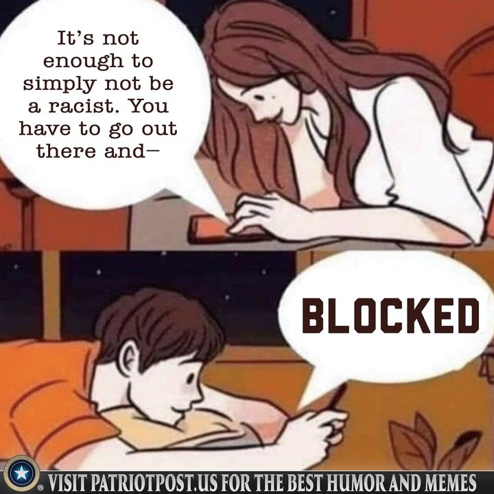 racist blocked