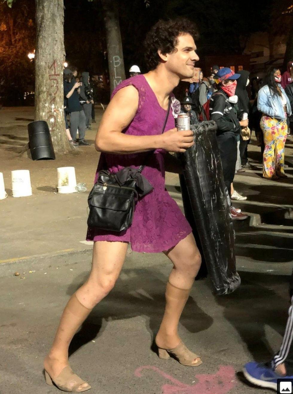 transvestite rioter