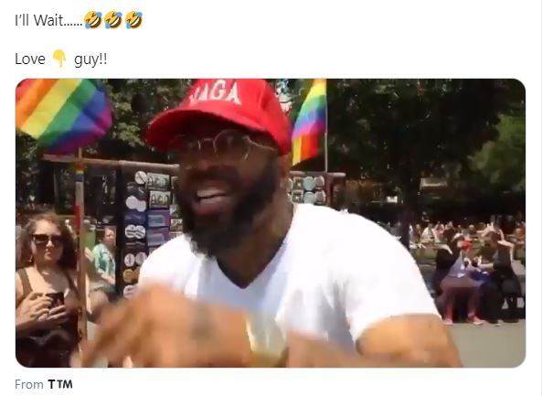 trump black man