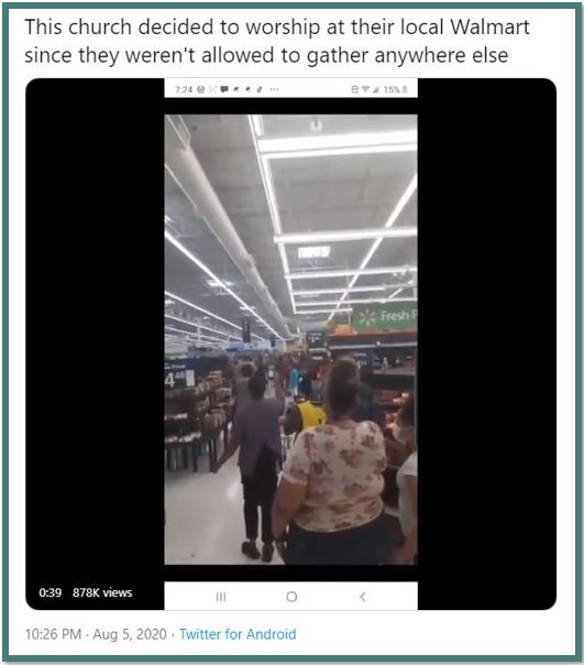 walmart church