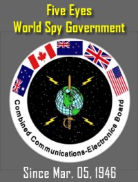 Five Eyes Spies - US, UK, Canada, New Zealand, Australia