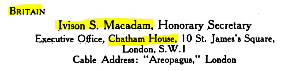 IPR British Council, Sir Ivison S. Macadam 