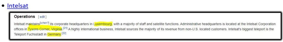 intelsat