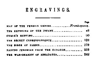 [Engravings] from Cyrus the Great by Jacob Abbott