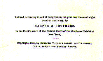 [Copyright Page] from Genghis Khan by Jacob Abbott