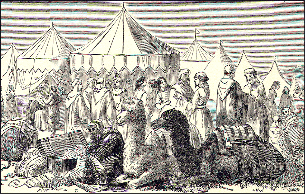 Merchant at Mongol Camp