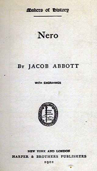 [Title Page] from Nero by Jacob Abbott